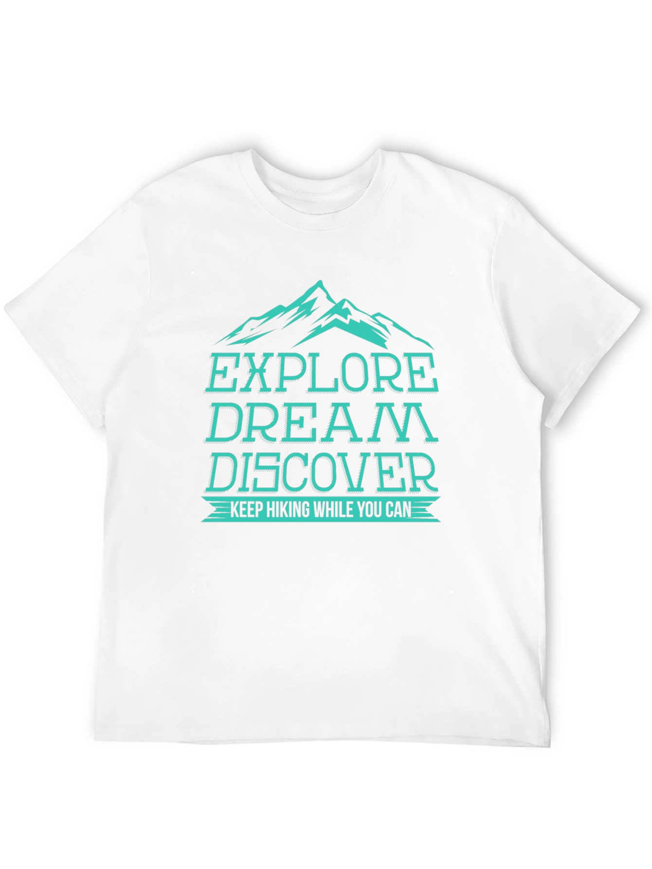 Explore Dream Discover Hiking Graphic Tee - Black