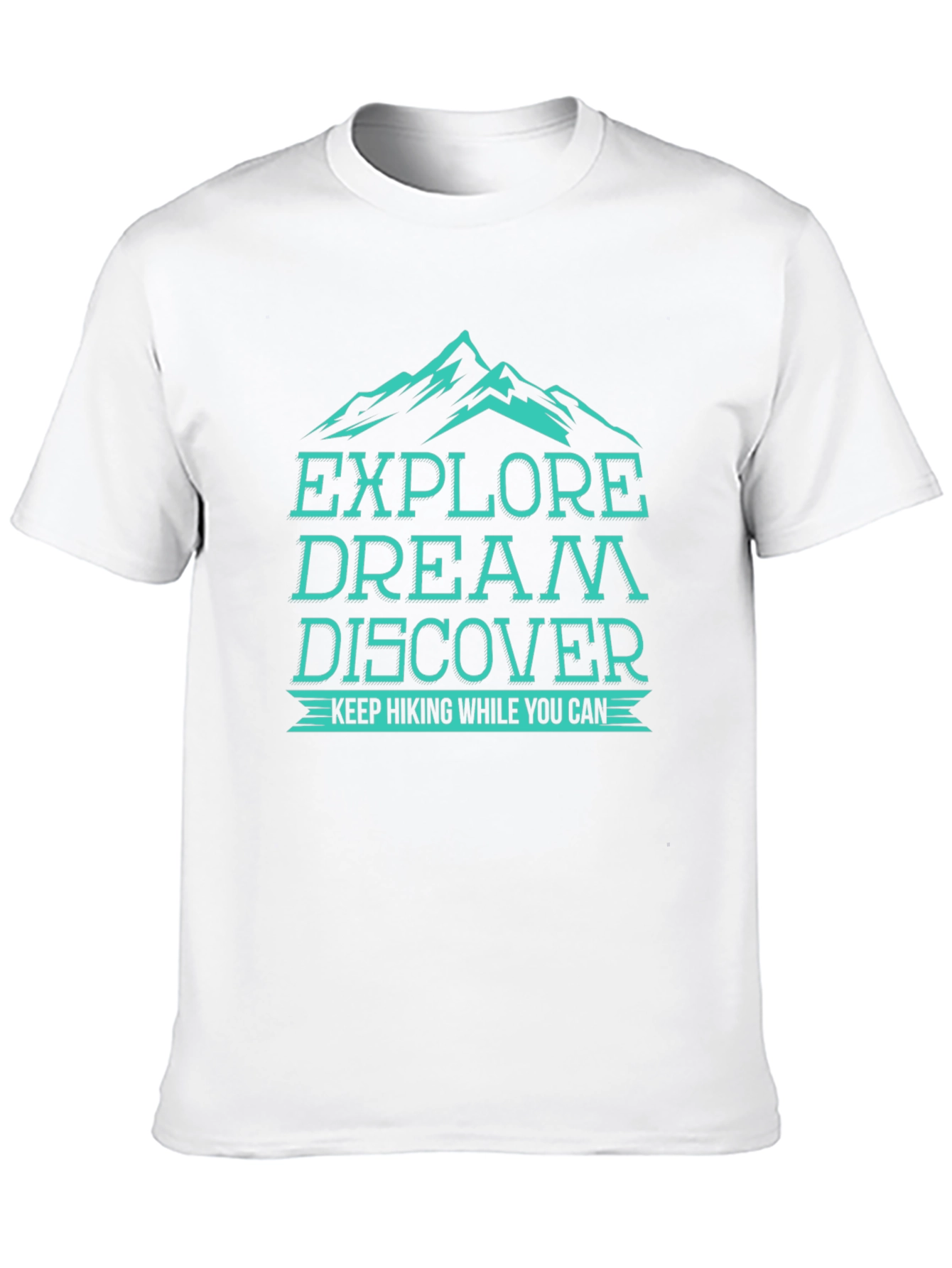 Explore Dream Discover Hiking Graphic Tee - Black