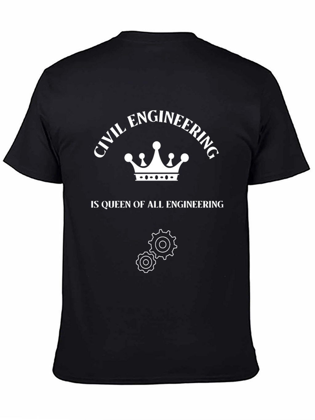 Civil Engineering Queen T-Shirt - Black