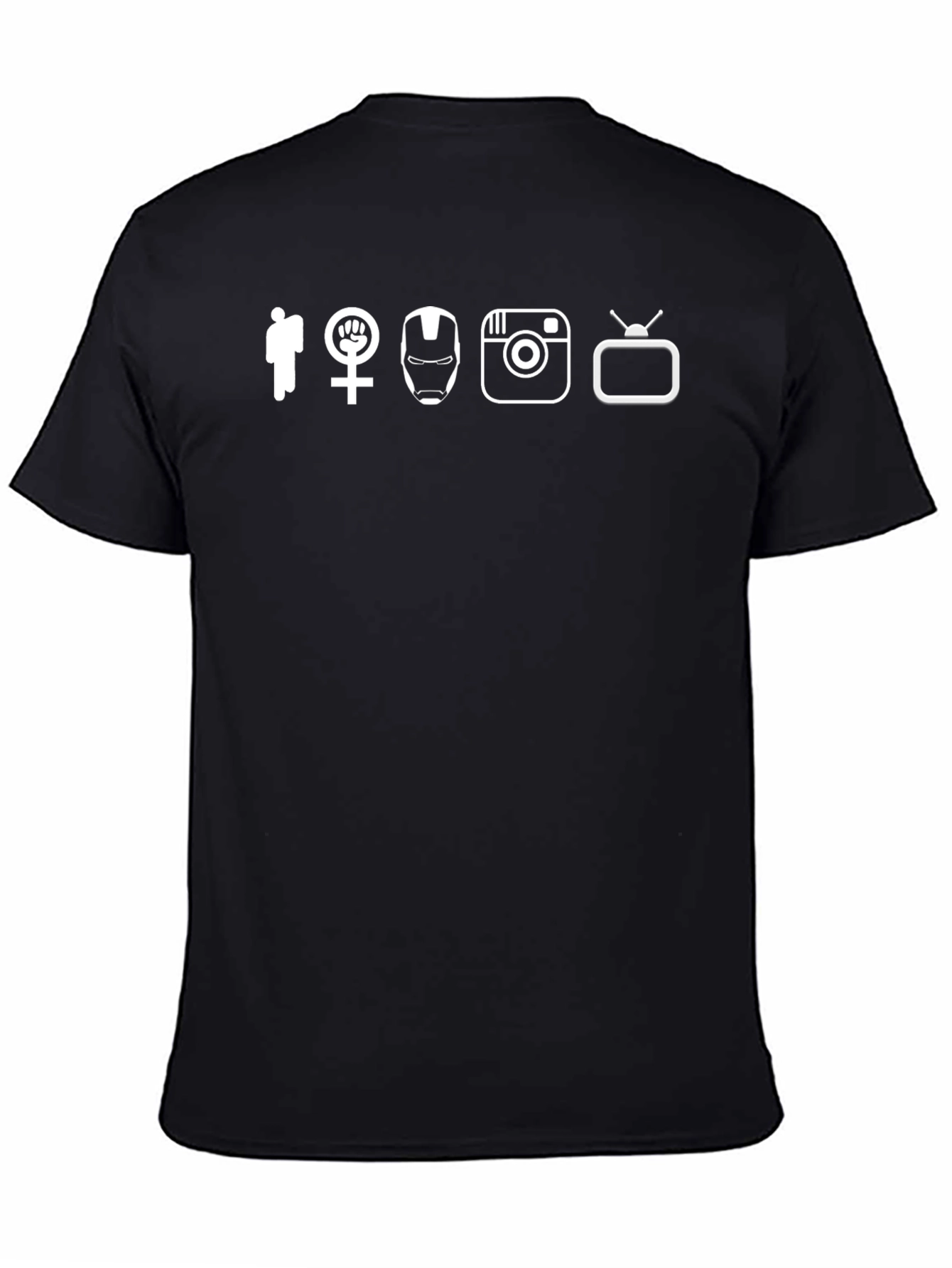 Graphic Tee: Man Woman Iron Man Insta TV