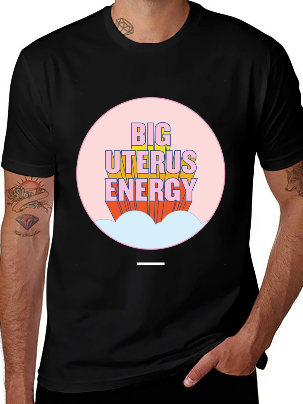 Big Uterus Energy Graphic Tee