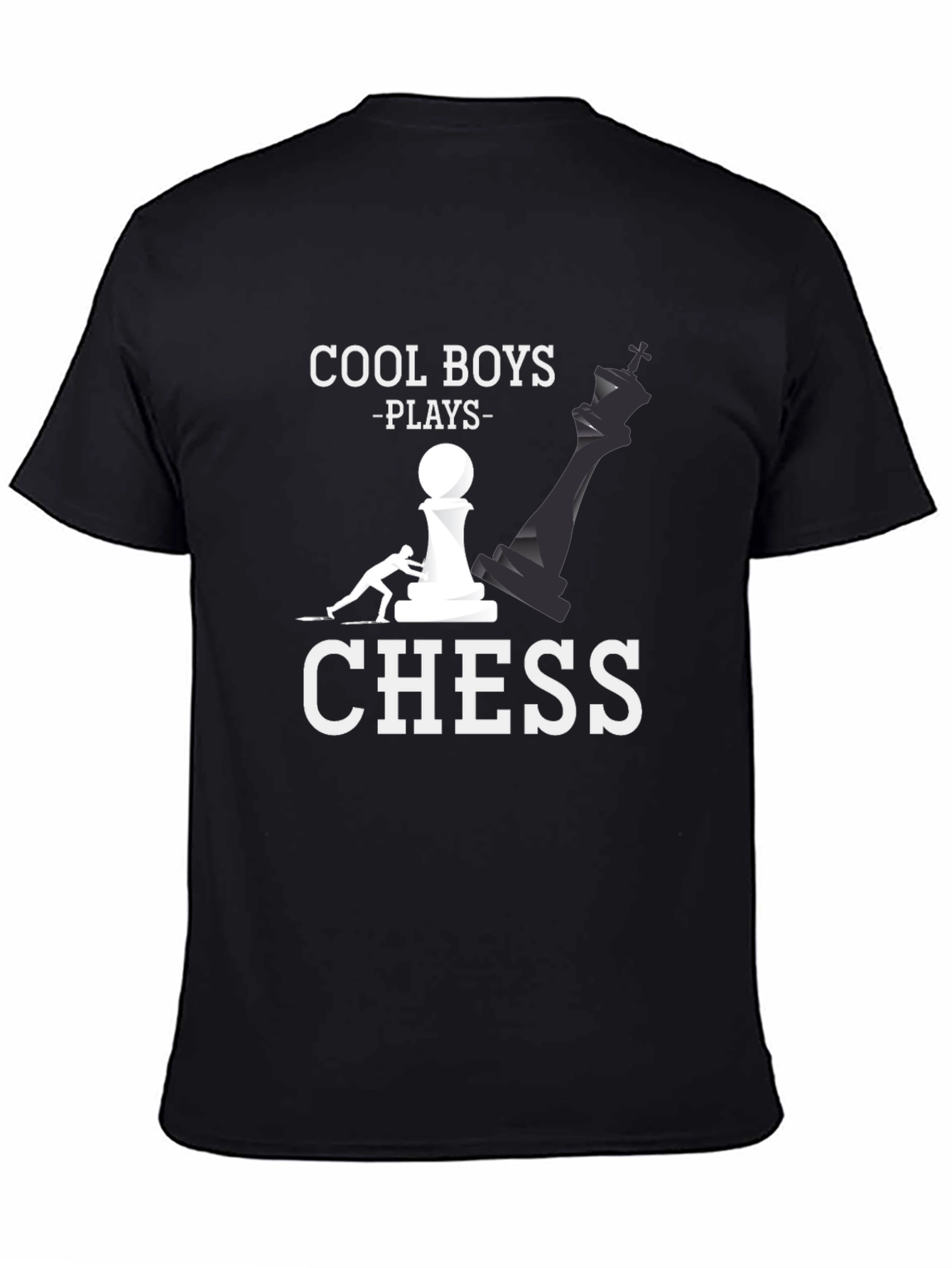 Cool Boys Play Chess T-Shirt - Graphic Tee for Chess Lovers