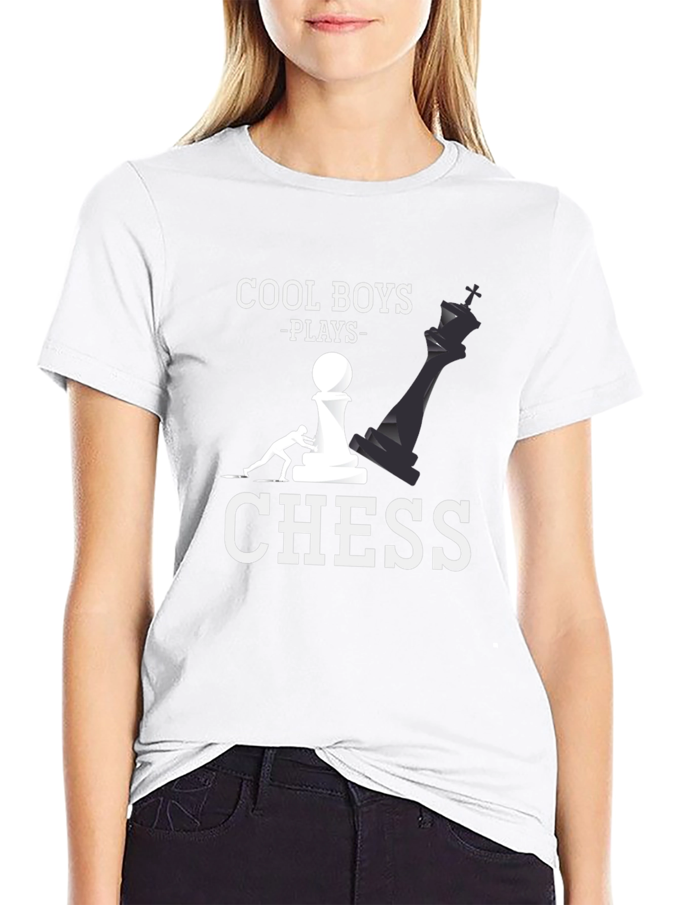 Cool Boys Play Chess T-Shirt - Graphic Tee for Chess Lovers