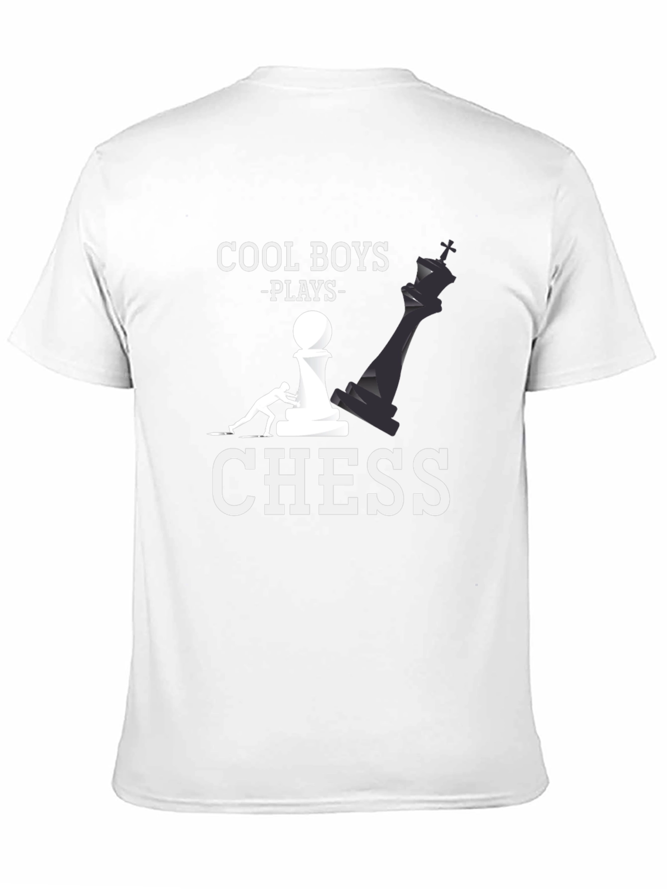 Cool Boys Play Chess T-Shirt - Graphic Tee for Chess Lovers