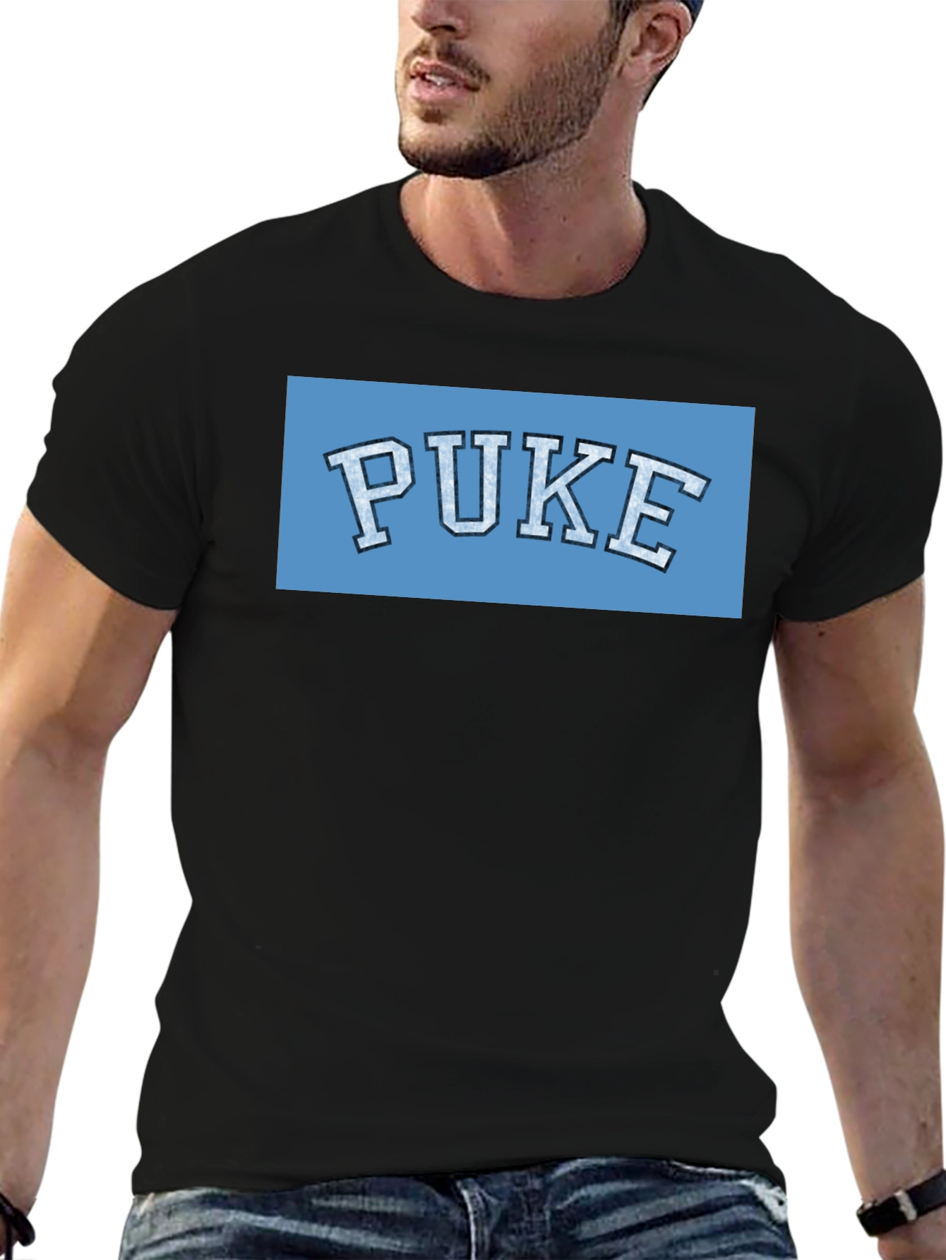 PUKE Graphic T-Shirt - College Humor Tee