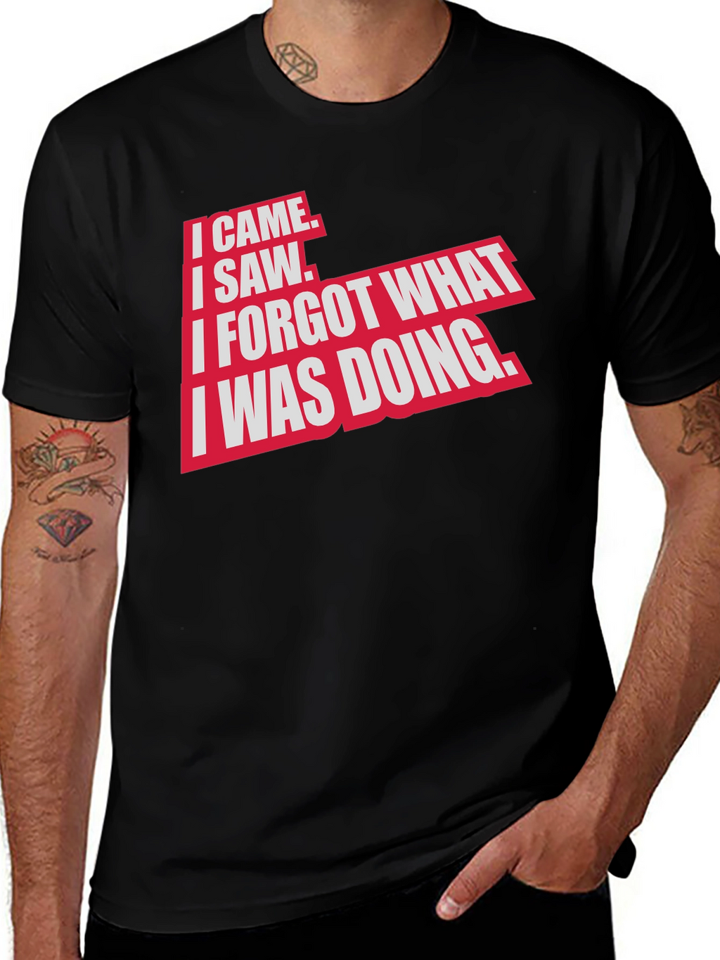 I Came I Saw Funny Graphic T-Shirt