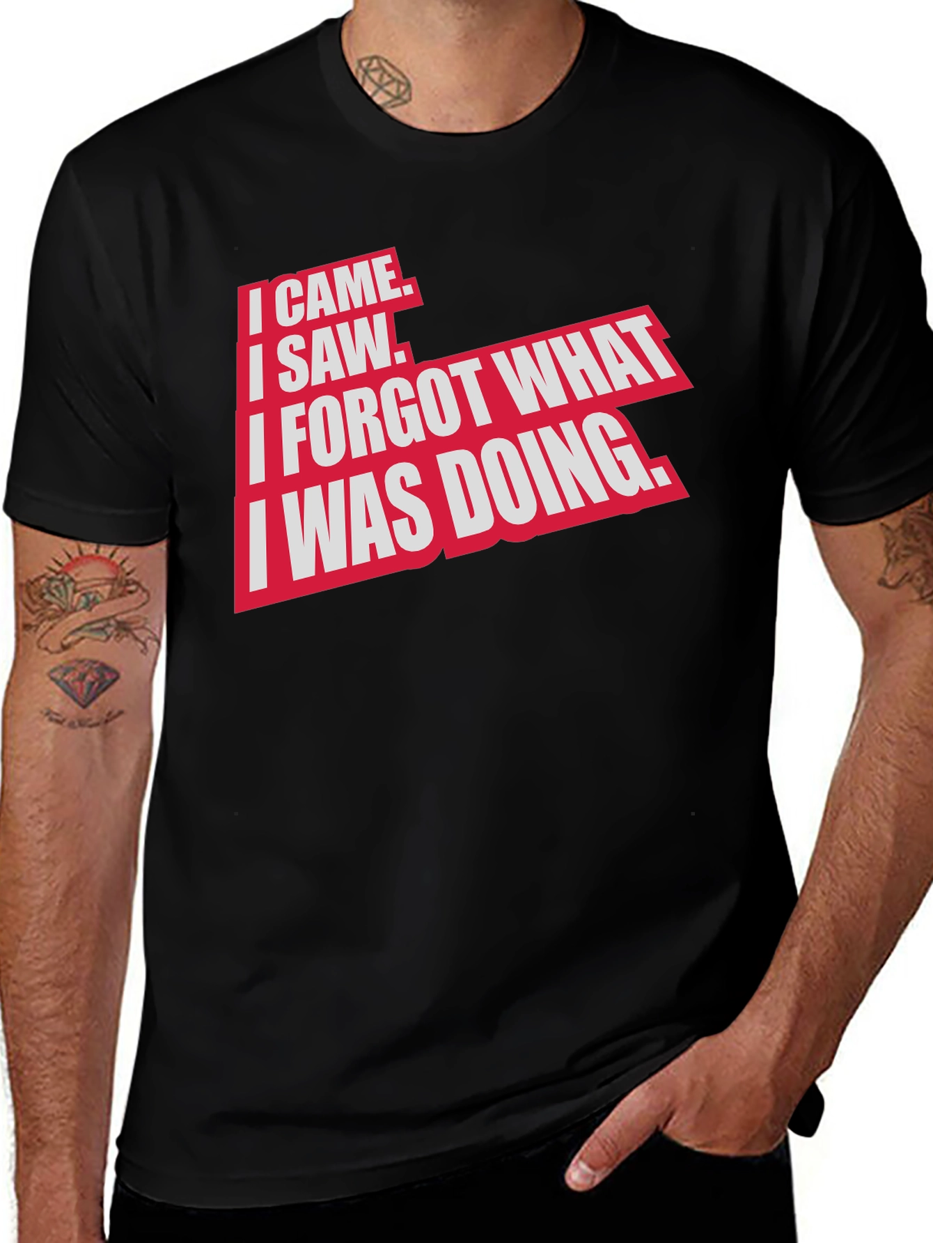 I Came I Saw Funny Graphic T-Shirt