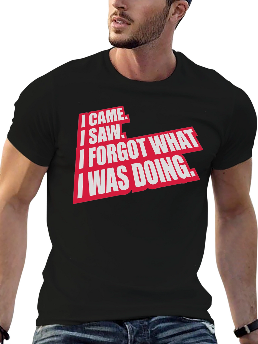 I Came I Saw Funny Graphic T-Shirt