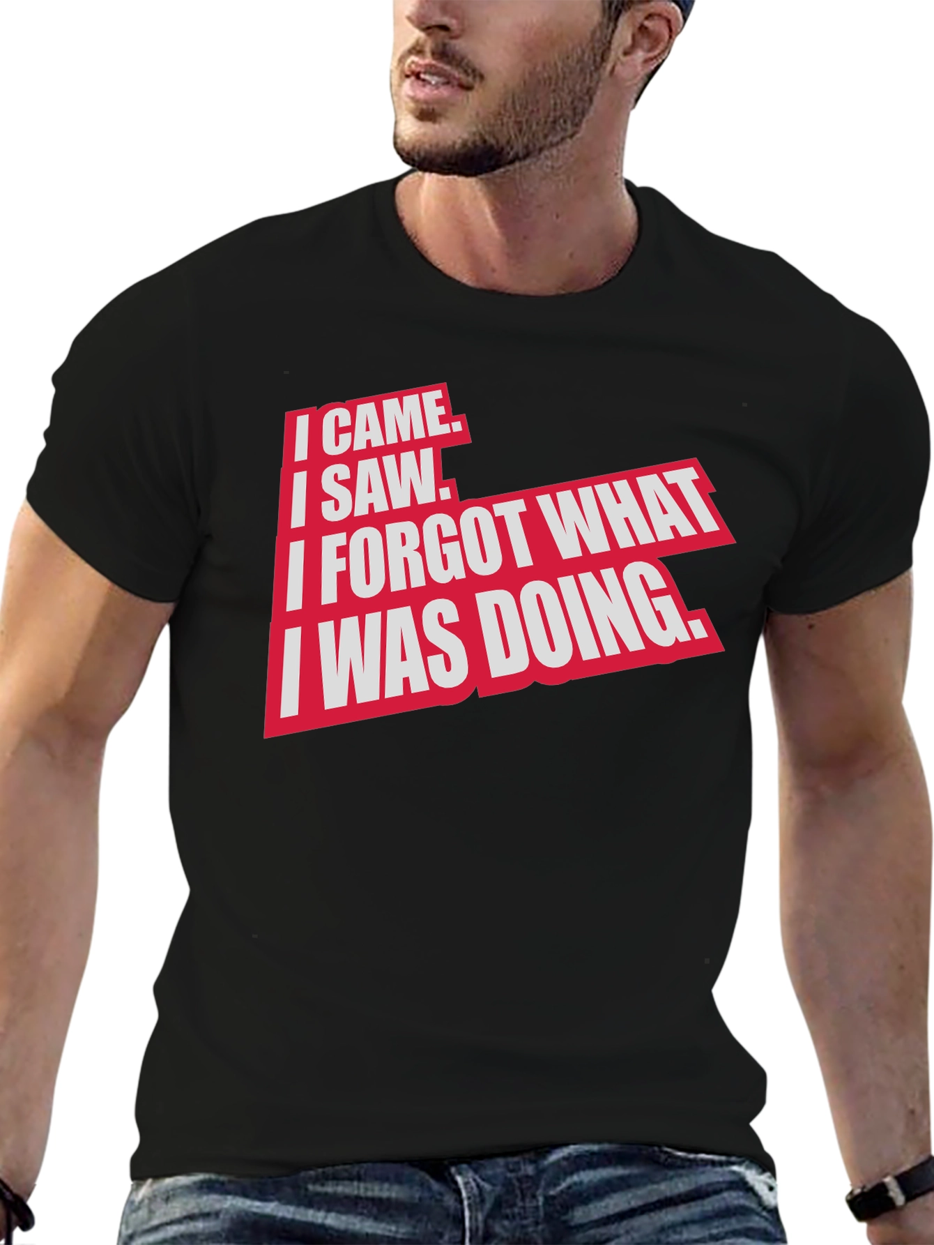 I Came I Saw Funny Graphic T-Shirt