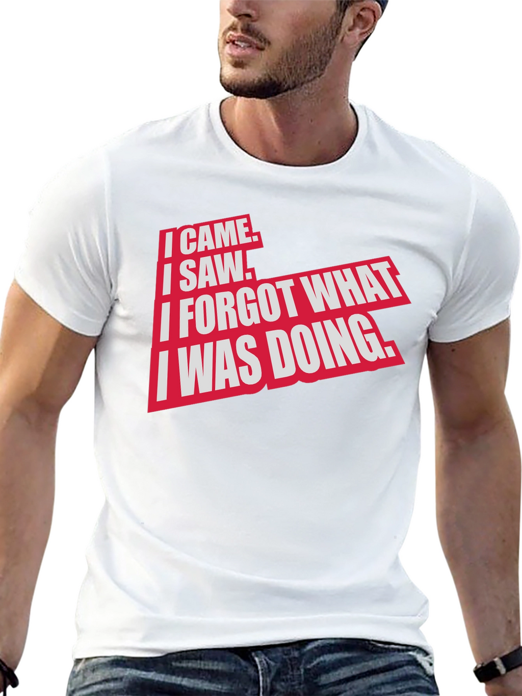 I Came I Saw Funny Graphic T-Shirt