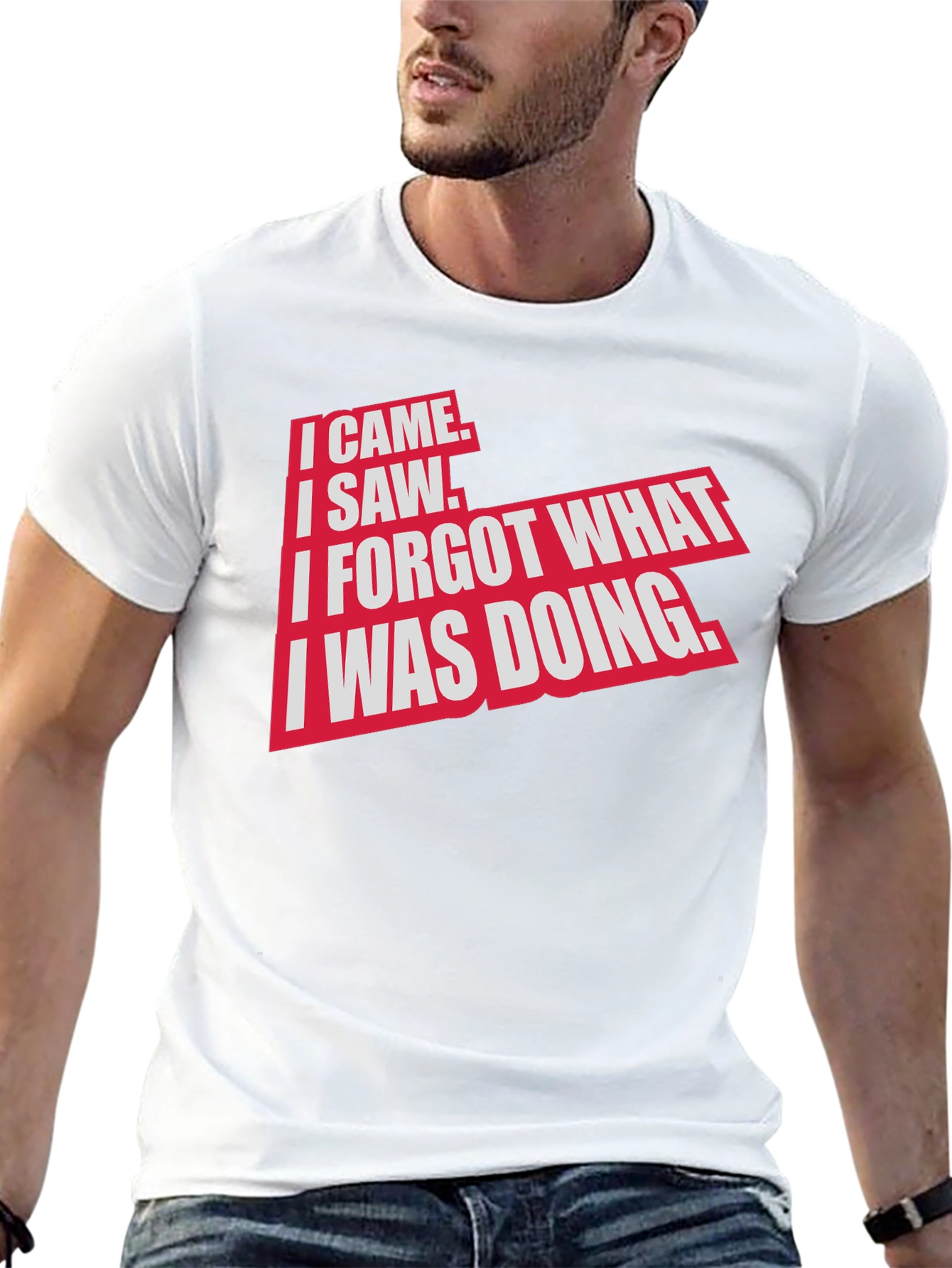 I Came I Saw Funny Graphic T-Shirt