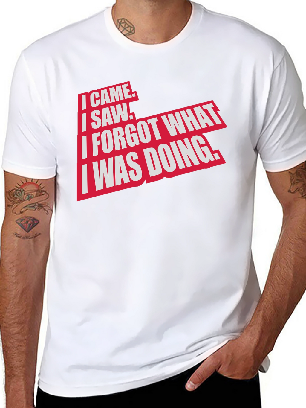 I Came I Saw Funny Graphic T-Shirt
