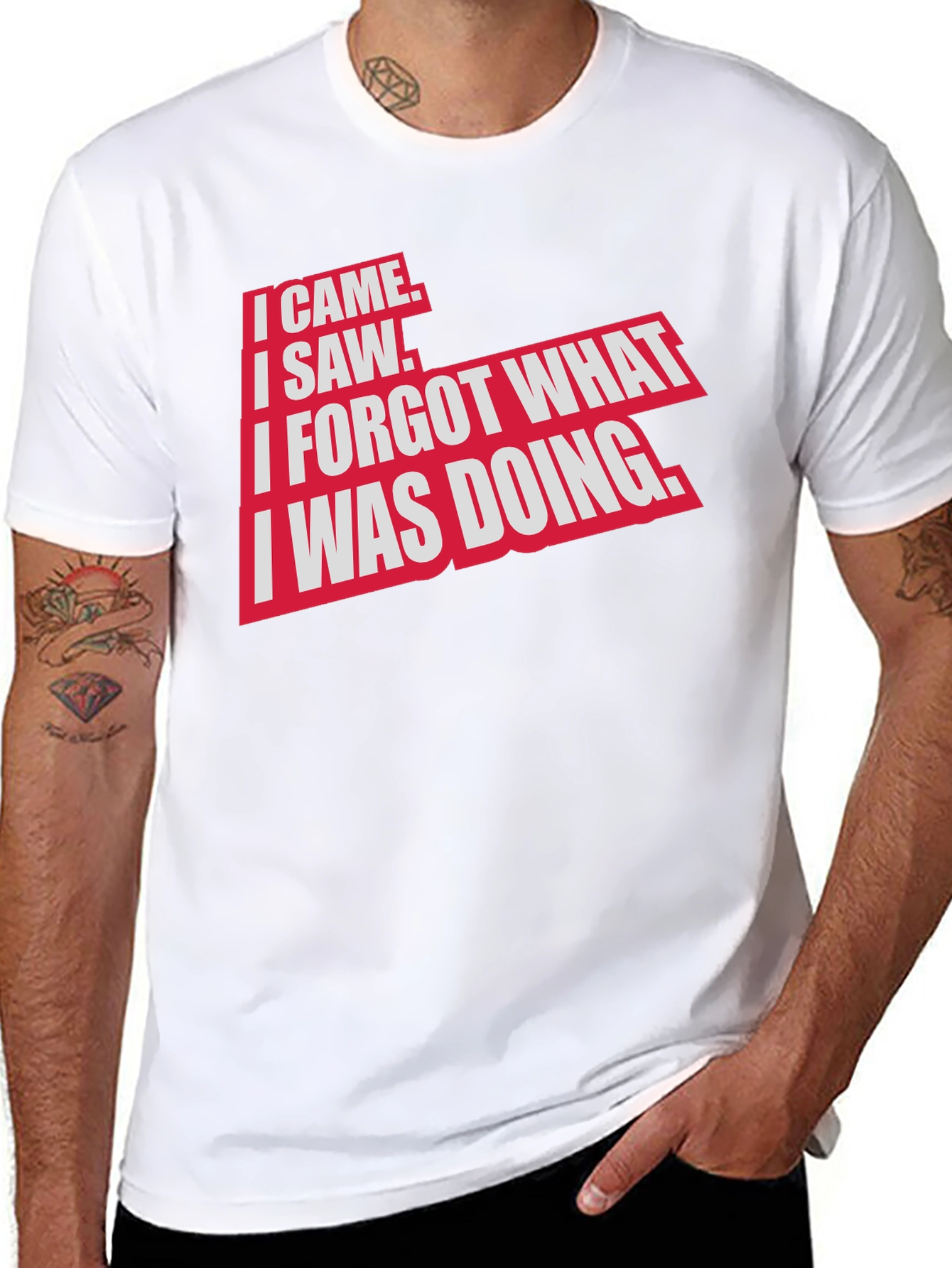 I Came I Saw Funny Graphic T-Shirt