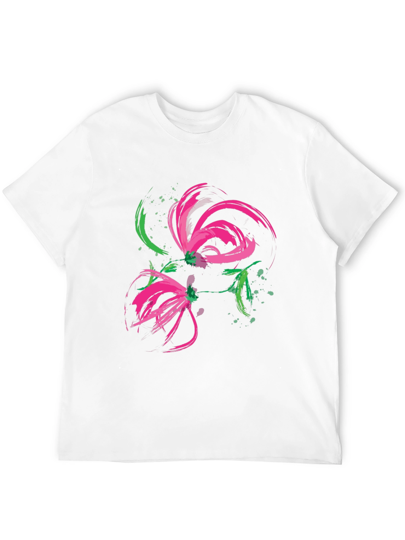 Abstract Floral Brushstroke Tee