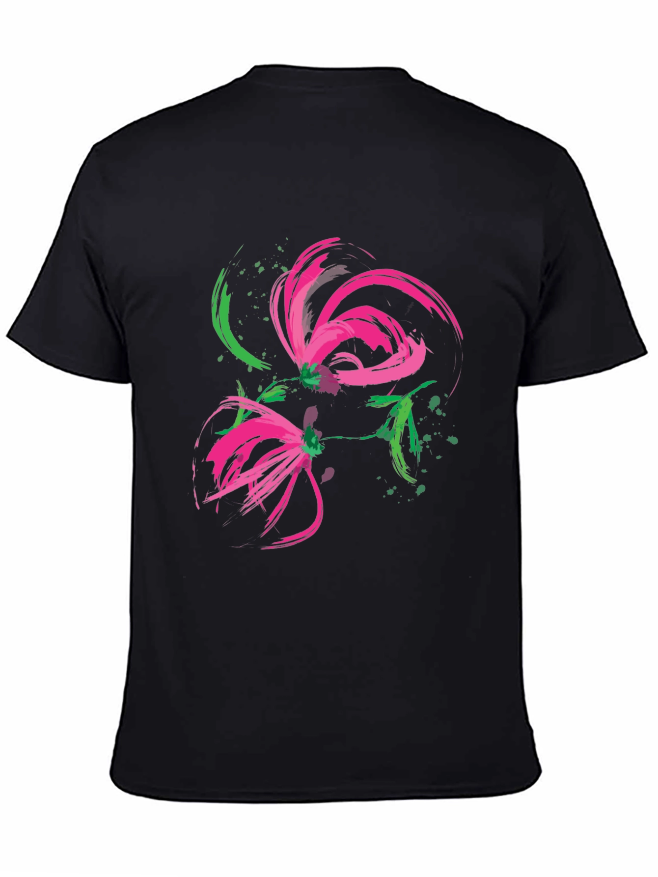 Abstract Floral Brushstroke Tee