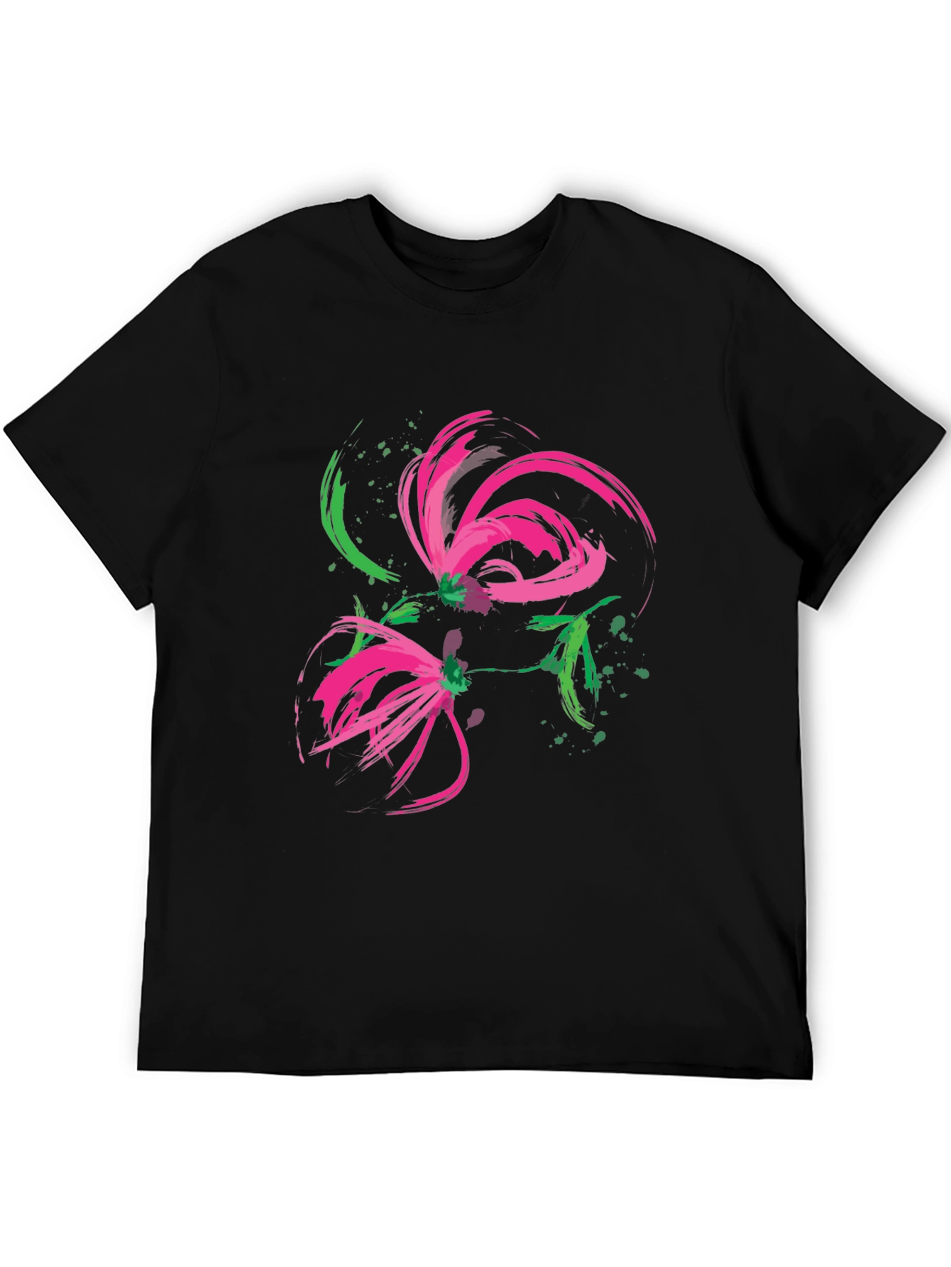 Abstract Floral Brushstroke Tee