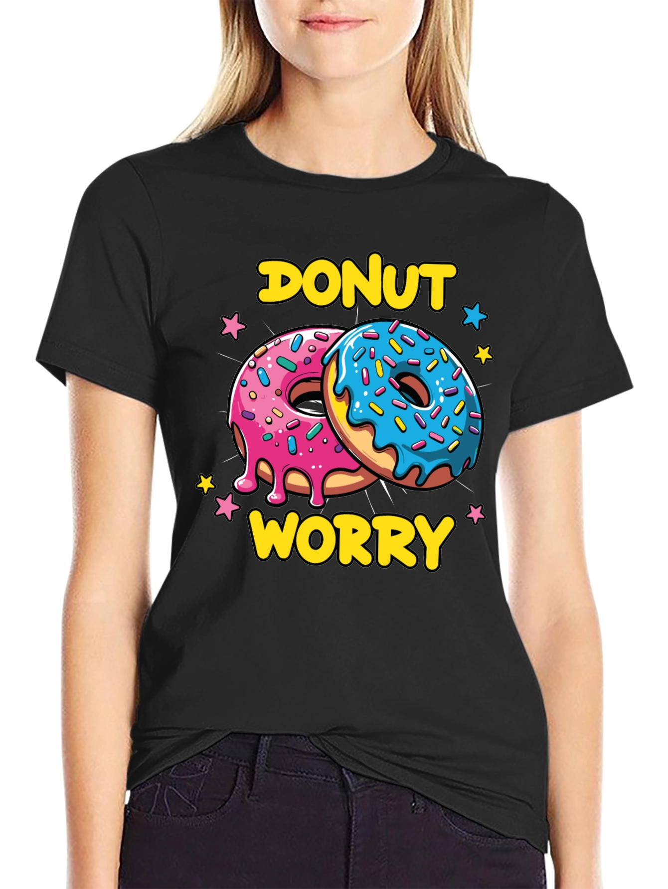 Donut Worry Graphic Tee - Comfort and Style