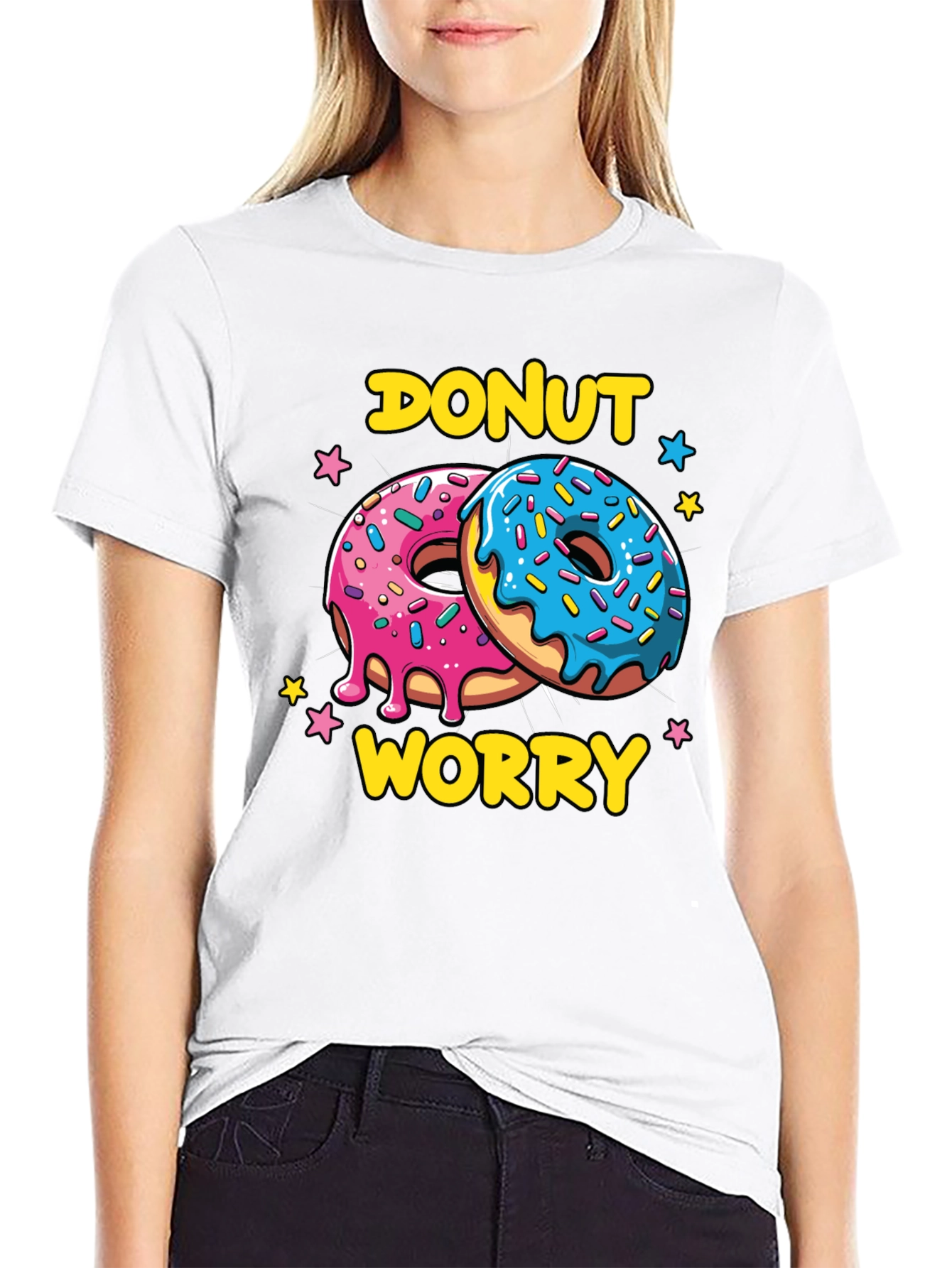 Donut Worry Graphic Tee - Comfort and Style