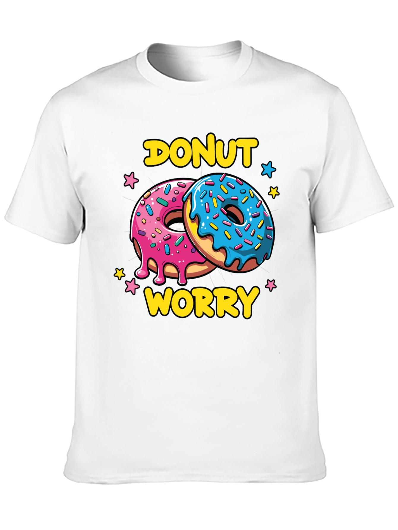 Donut Worry Graphic Tee - Comfort and Style