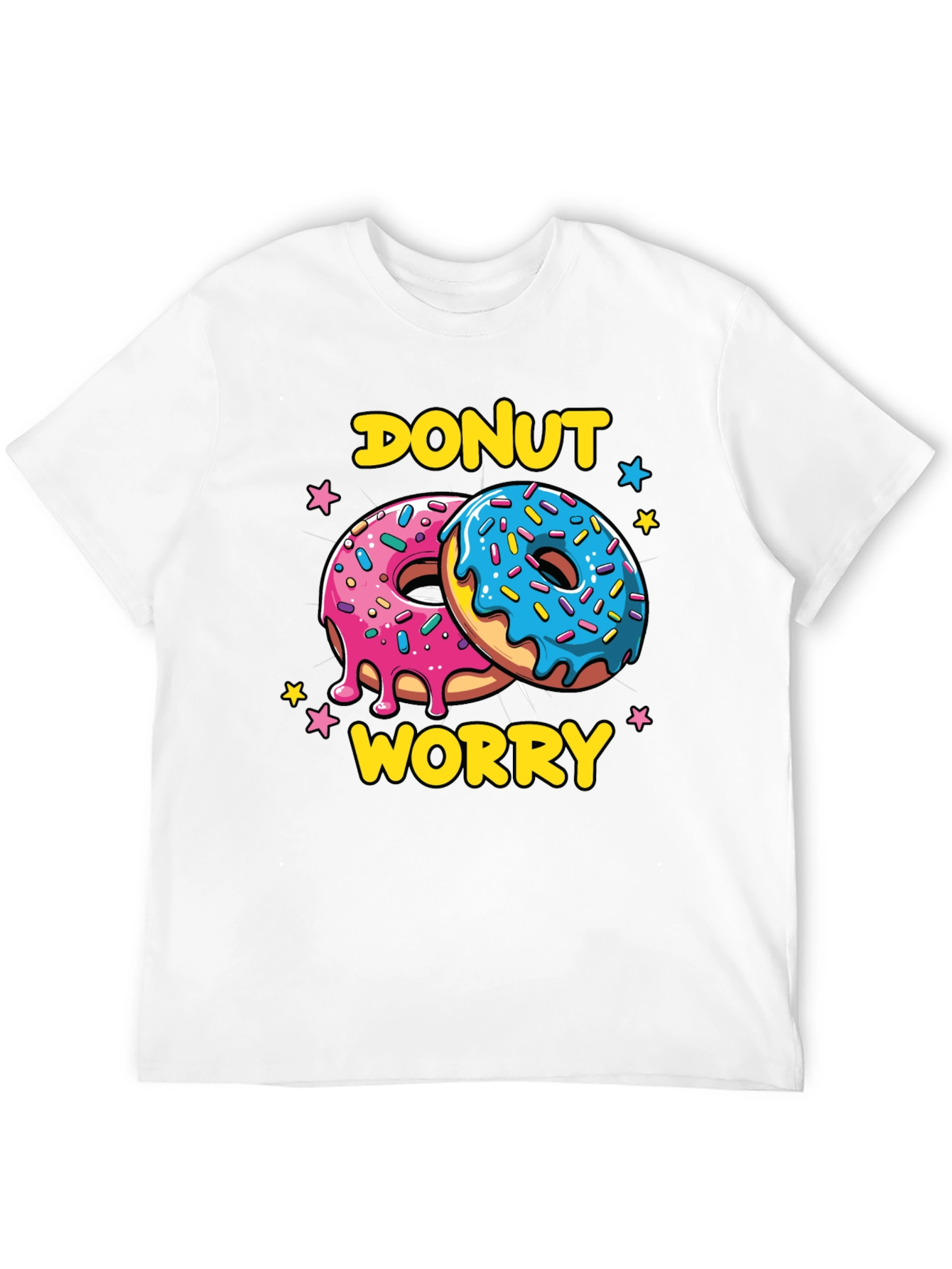 Donut Worry Graphic Tee - Comfort and Style