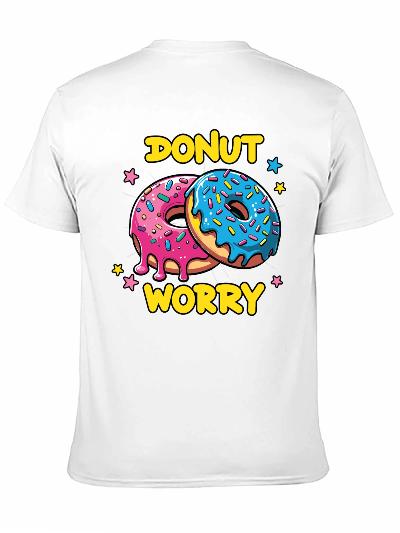 Donut Worry Graphic Tee - Comfort and Style