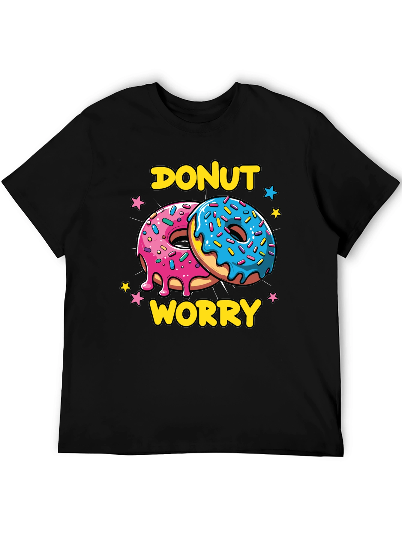 Donut Worry Graphic Tee - Comfort and Style