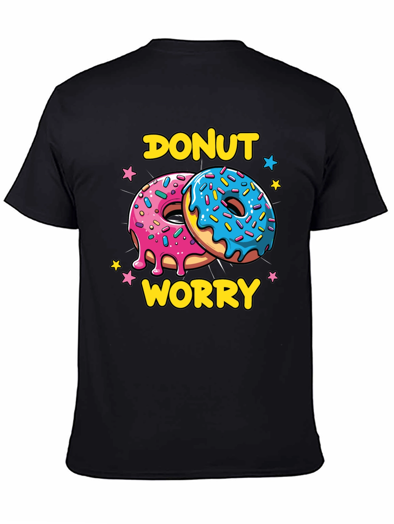 Donut Worry Graphic Tee - Comfort and Style