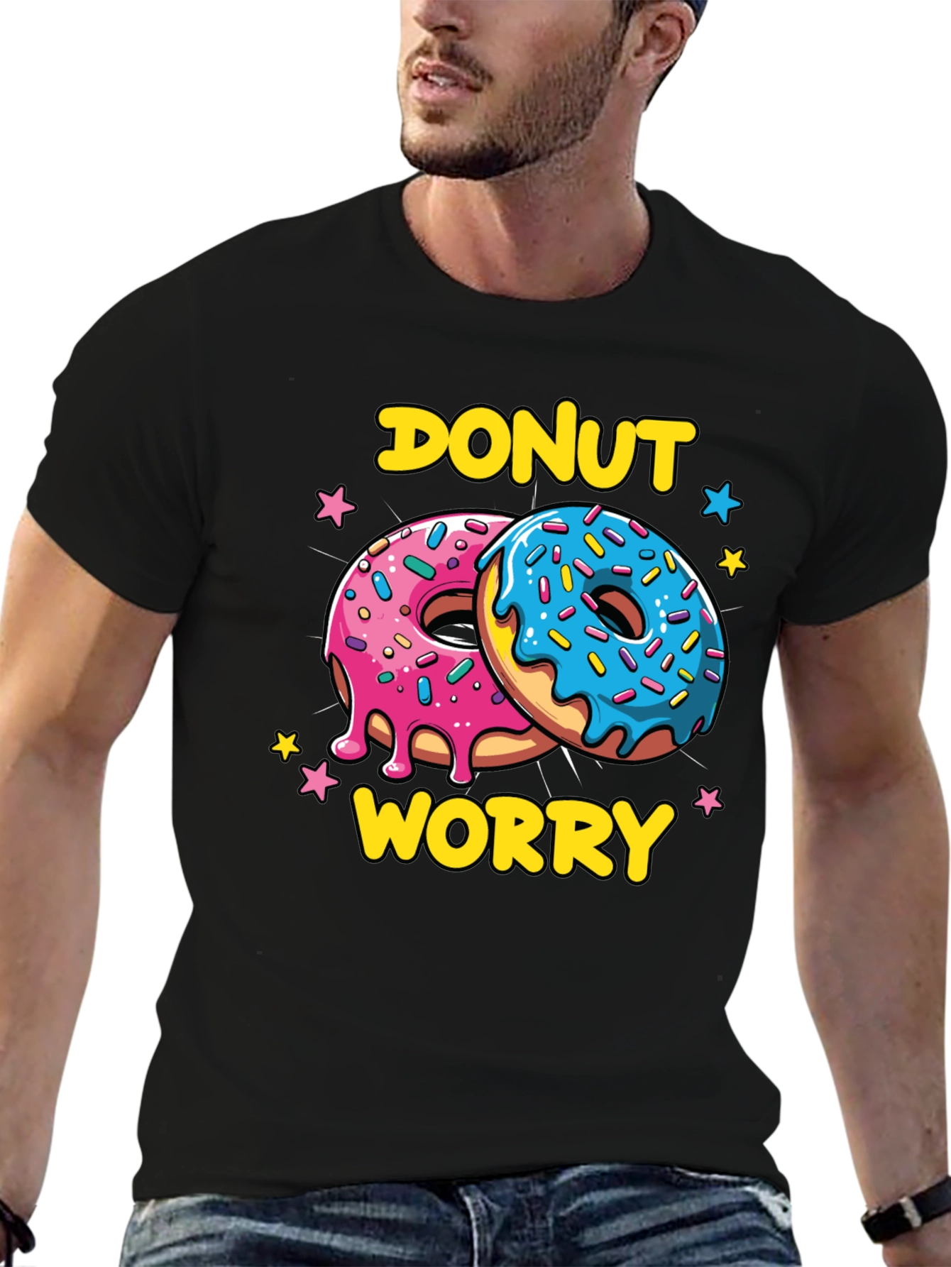 Donut Worry Graphic Tee - Comfort and Style