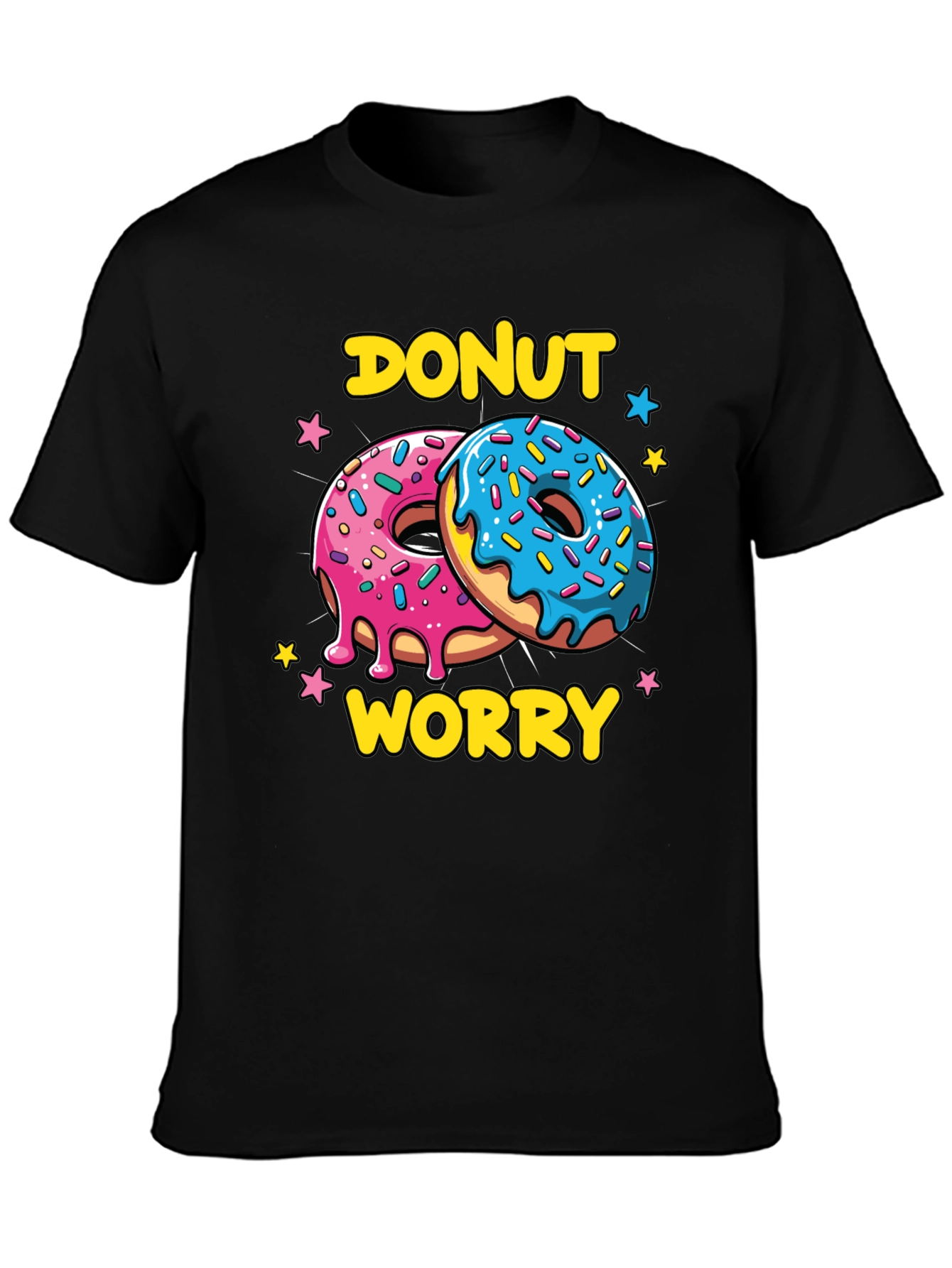 Donut Worry Graphic Tee - Comfort and Style