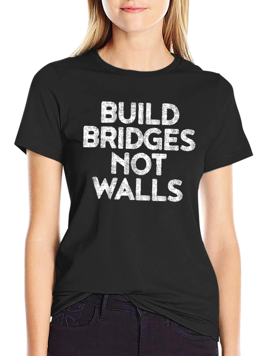 Build Bridges Not Walls Graphic Tee