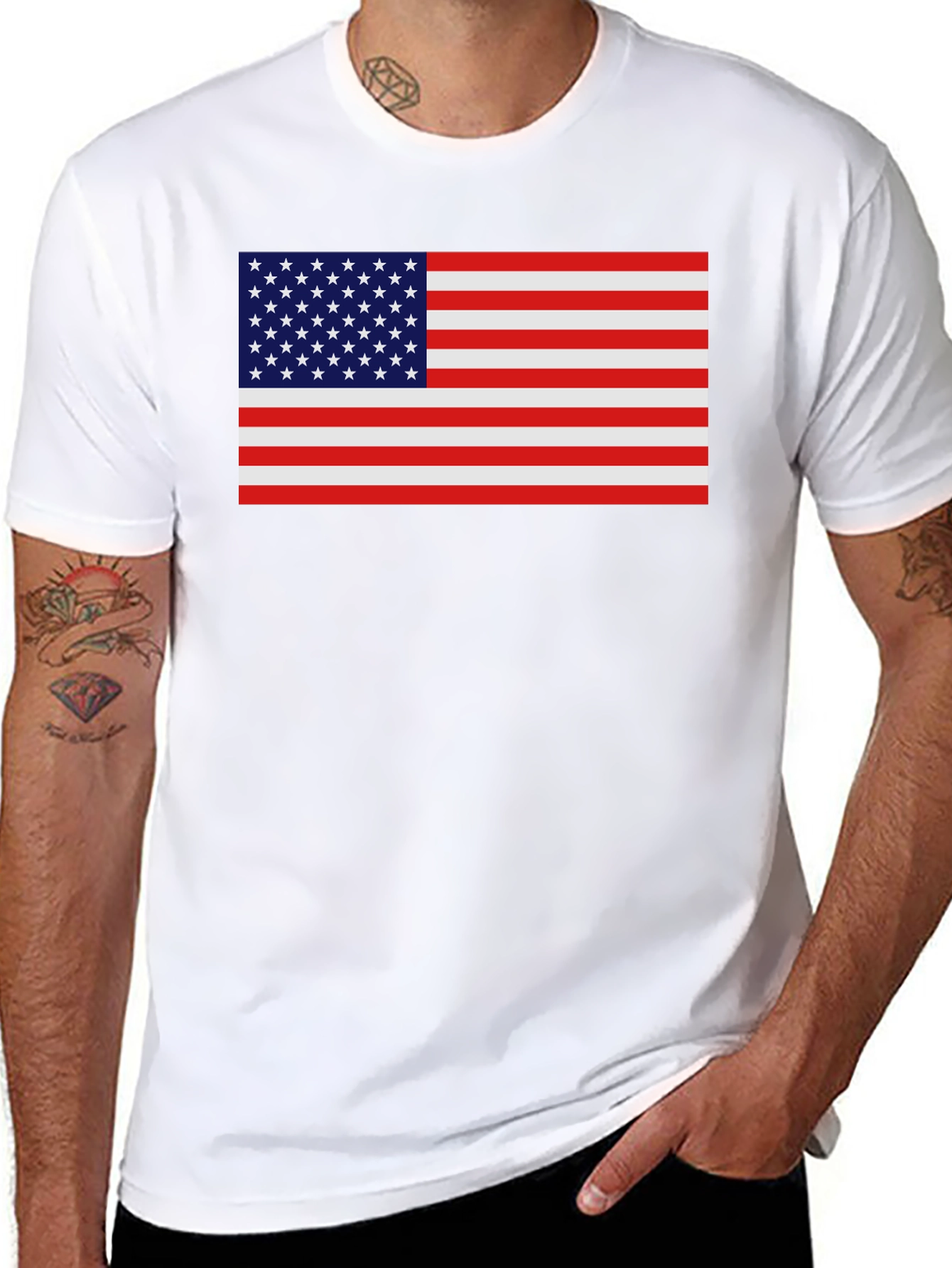 American Flag Graphic Tee - Patriot Pride