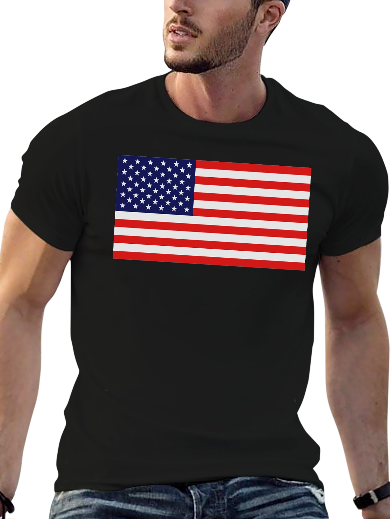 American Flag Graphic Tee - Patriot Pride