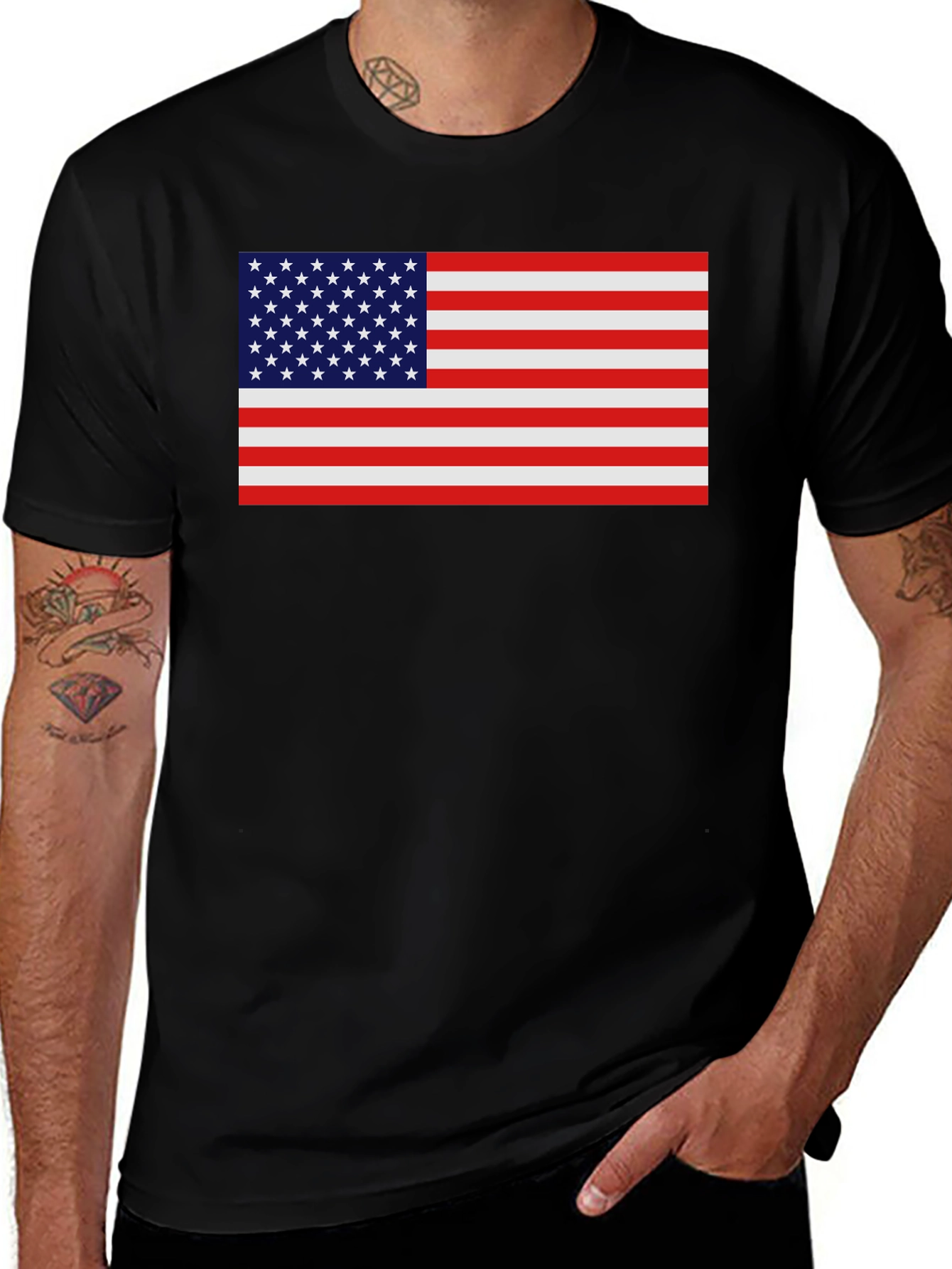 American Flag Graphic Tee - Patriot Pride