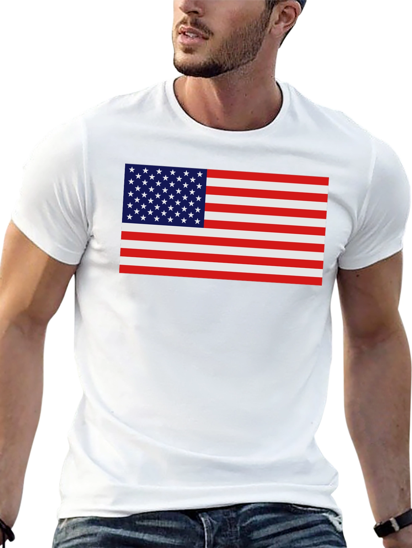 American Flag Graphic Tee - Patriot Pride