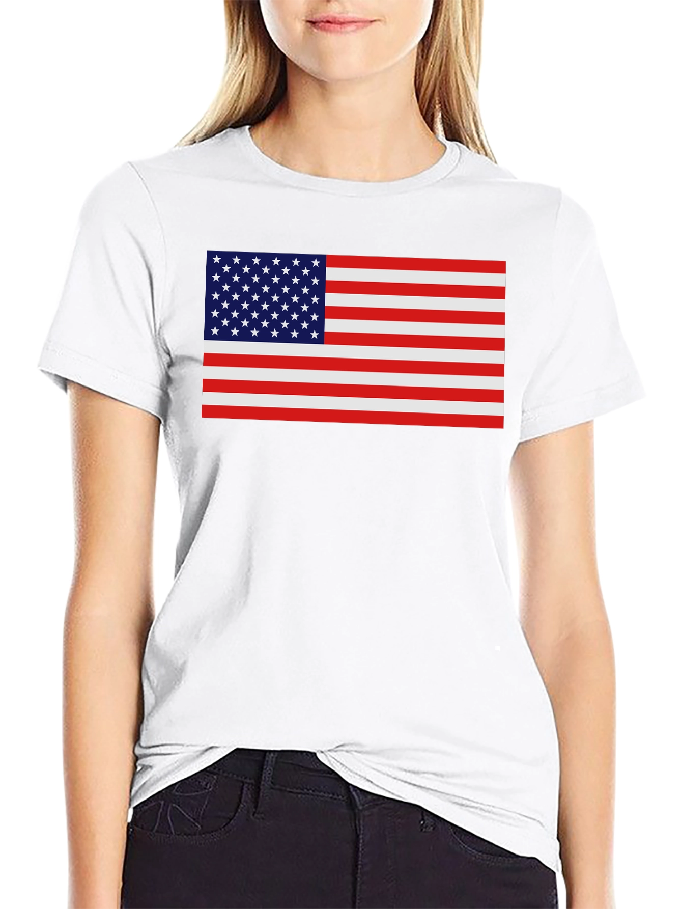 American Flag Graphic Tee - Patriot Pride