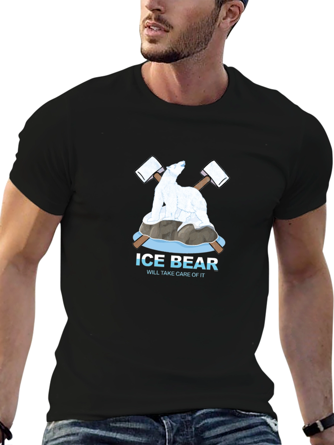 Ice Bear Graphic Tee - Will Take Care Of It
