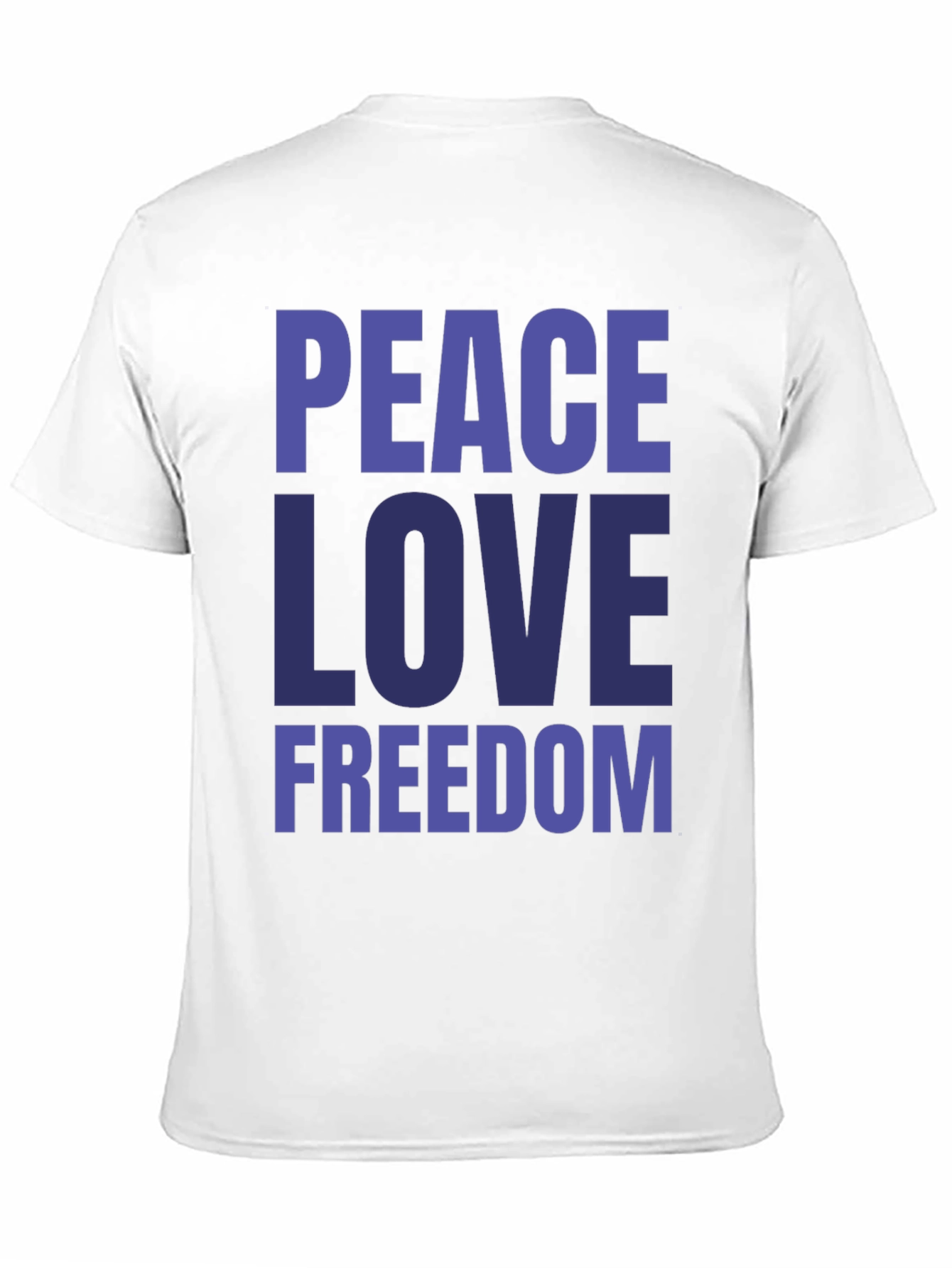 Peace Love Freedom Graphic Tee - Stylish Comfort