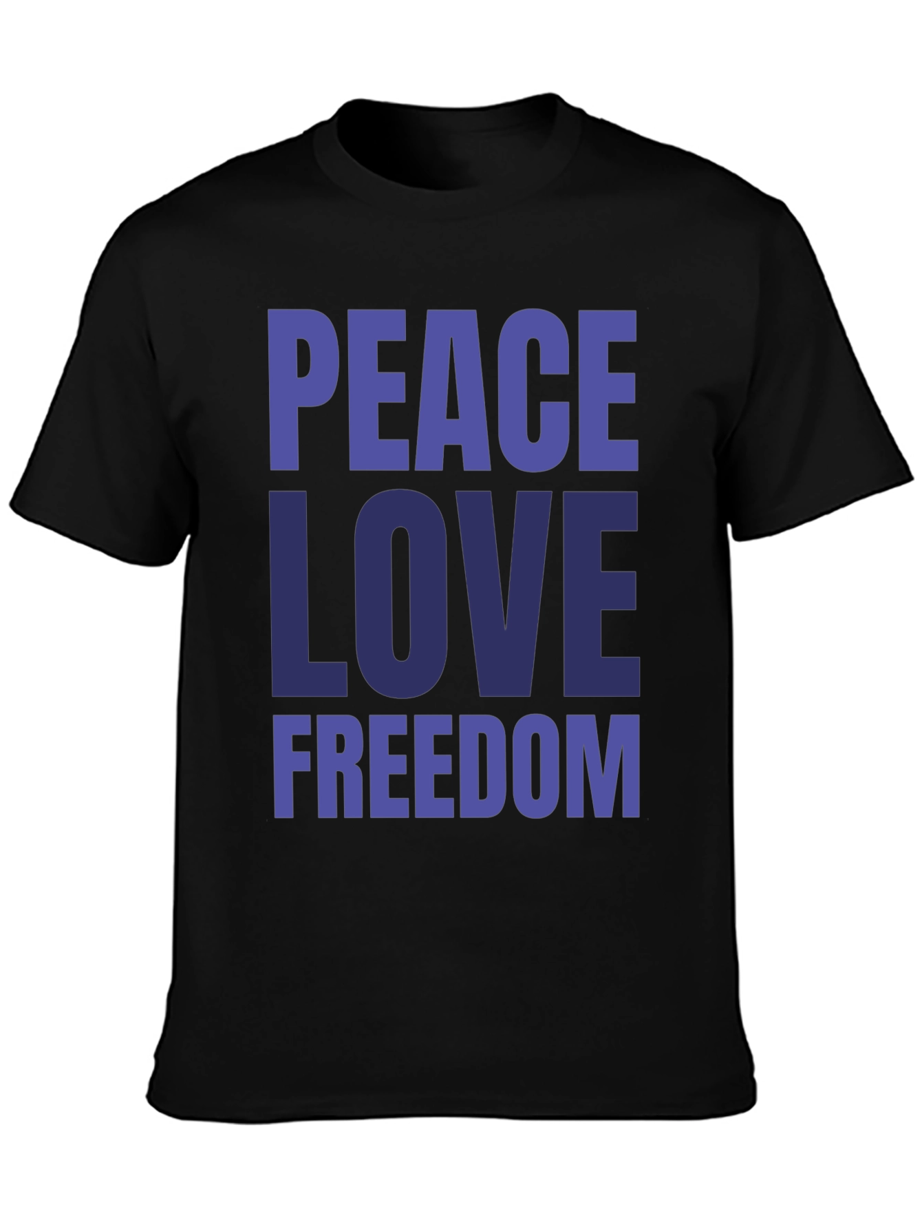 Peace Love Freedom Graphic Tee - Stylish Comfort