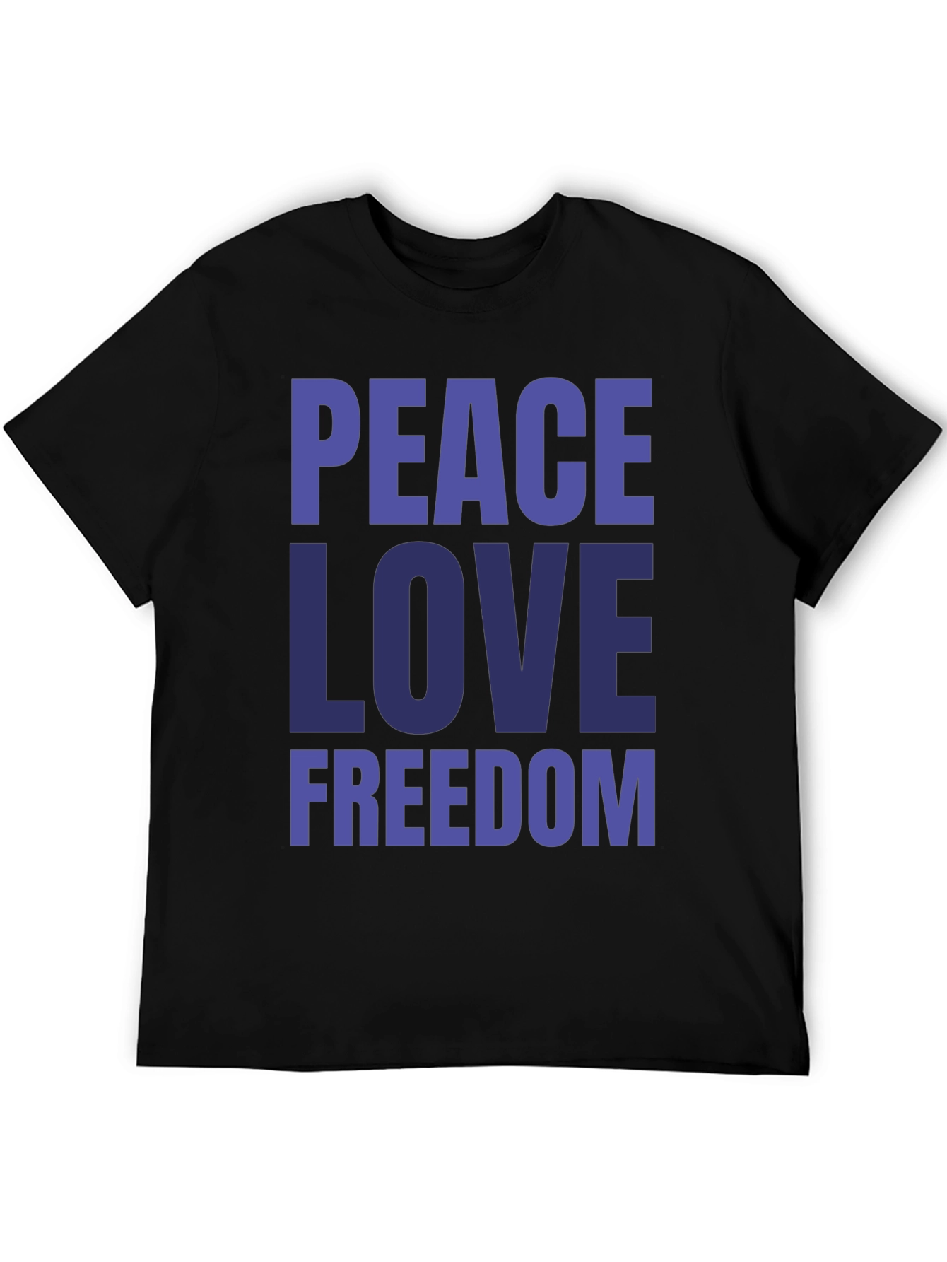Peace Love Freedom Graphic Tee - Stylish Comfort