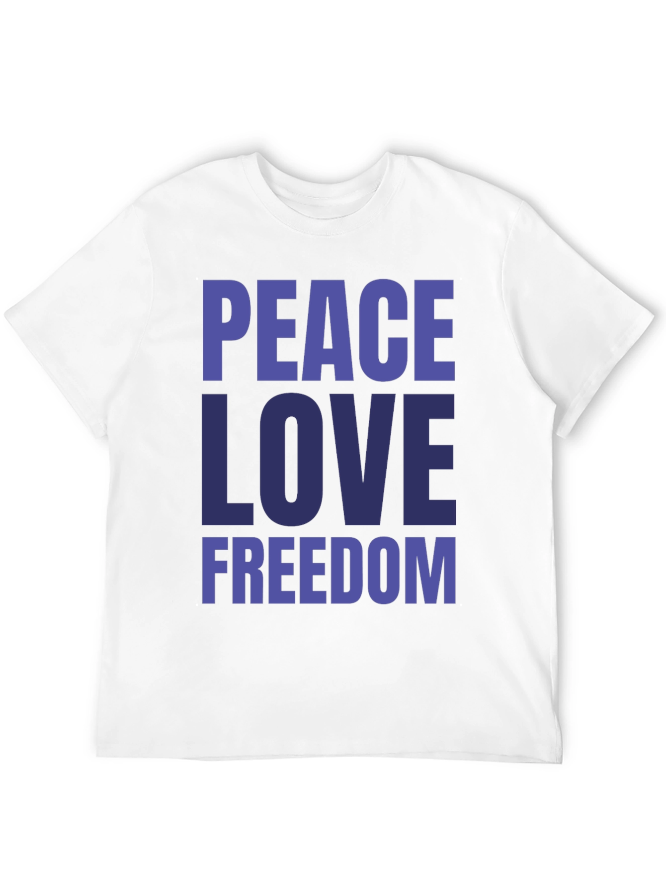 Peace Love Freedom Graphic Tee - Stylish Comfort