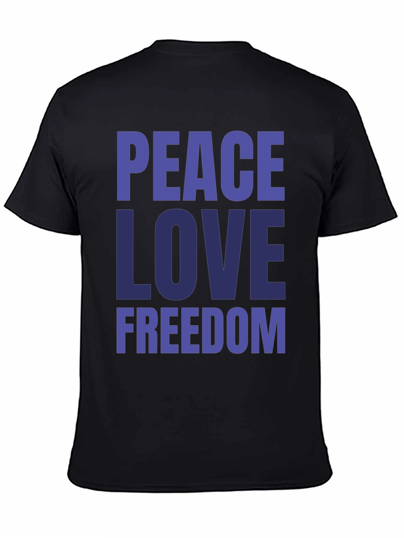 Peace Love Freedom Graphic Tee - Stylish Comfort