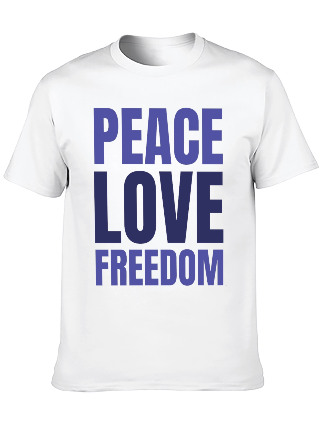 Peace Love Freedom Graphic Tee - Stylish Comfort