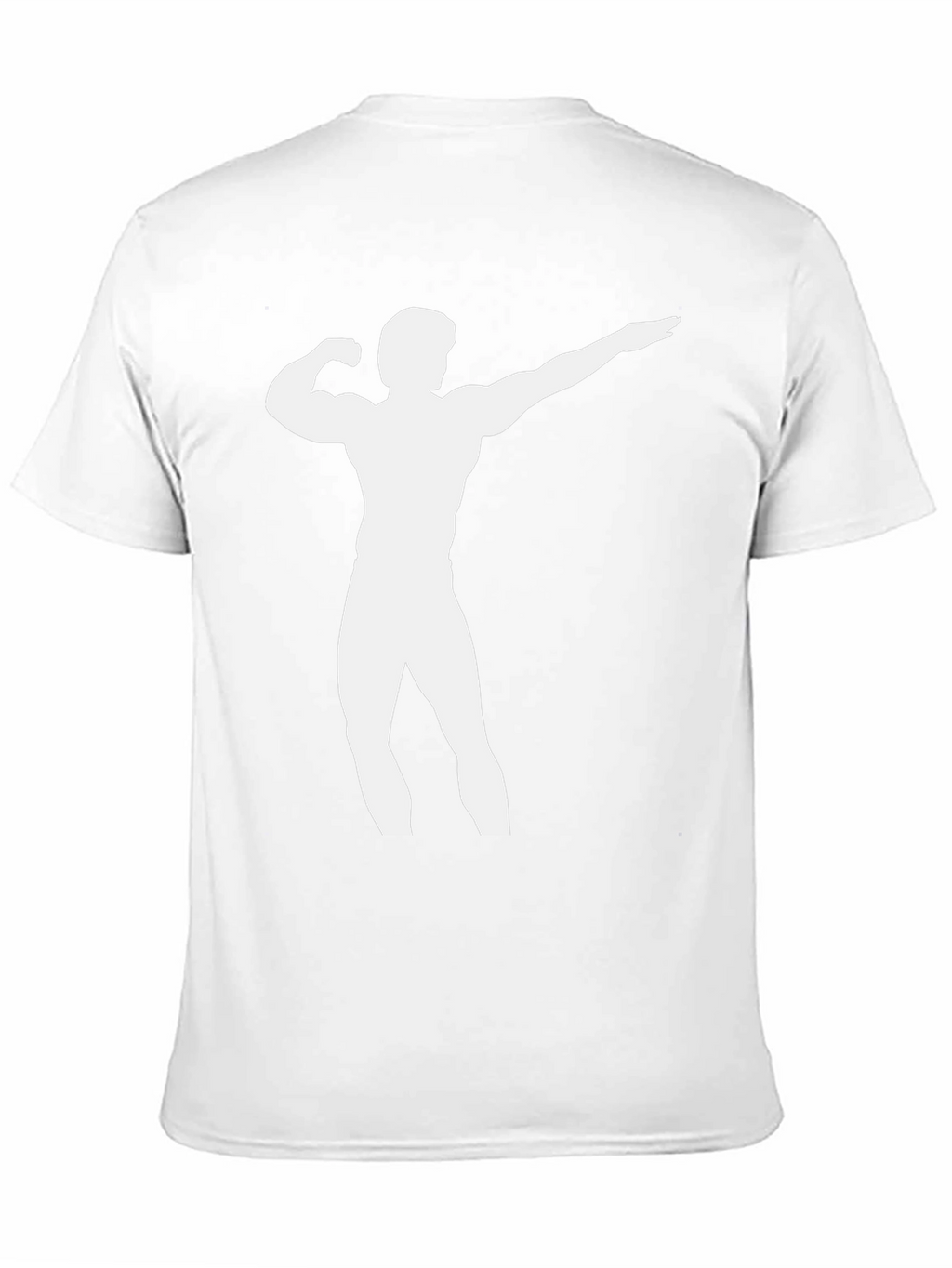 Bodybuilder Silhouette Black T-Shirt