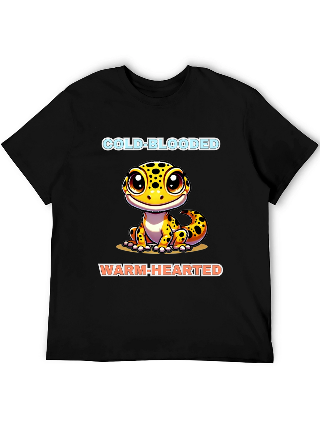 Cold-Blooded Warm-Hearted Lizard Graphic Tee