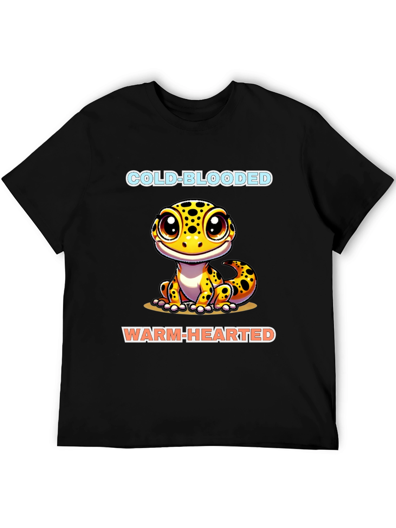 Cold-Blooded Warm-Hearted Lizard Graphic Tee