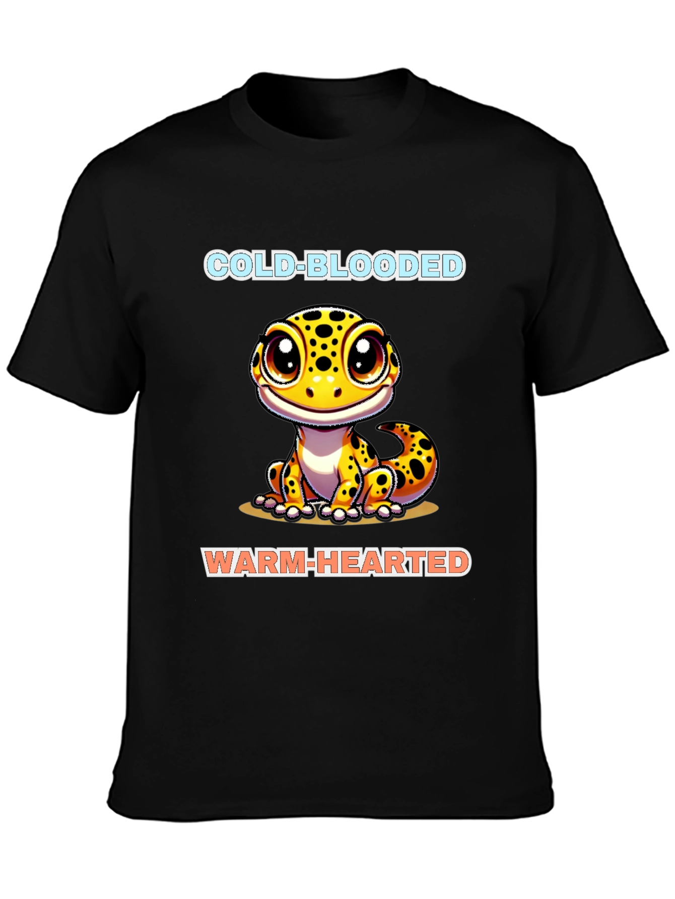 Cold-Blooded Warm-Hearted Lizard Graphic Tee