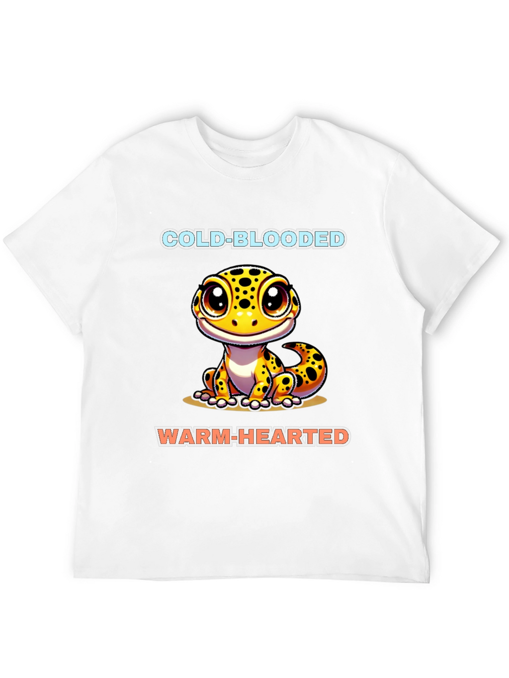 Cold-Blooded Warm-Hearted Lizard Graphic Tee