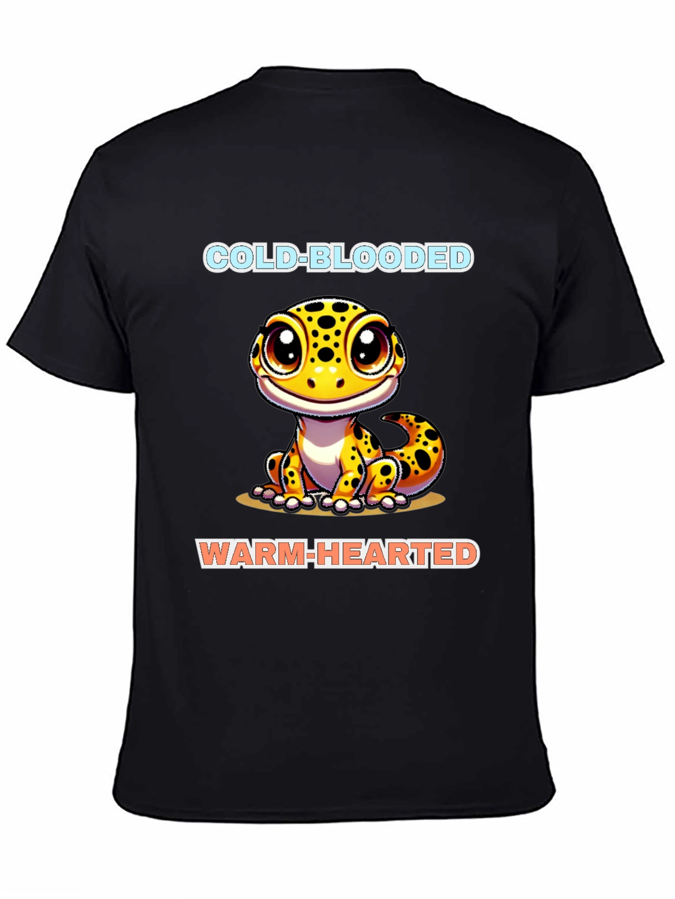 Cold-Blooded Warm-Hearted Lizard Graphic Tee