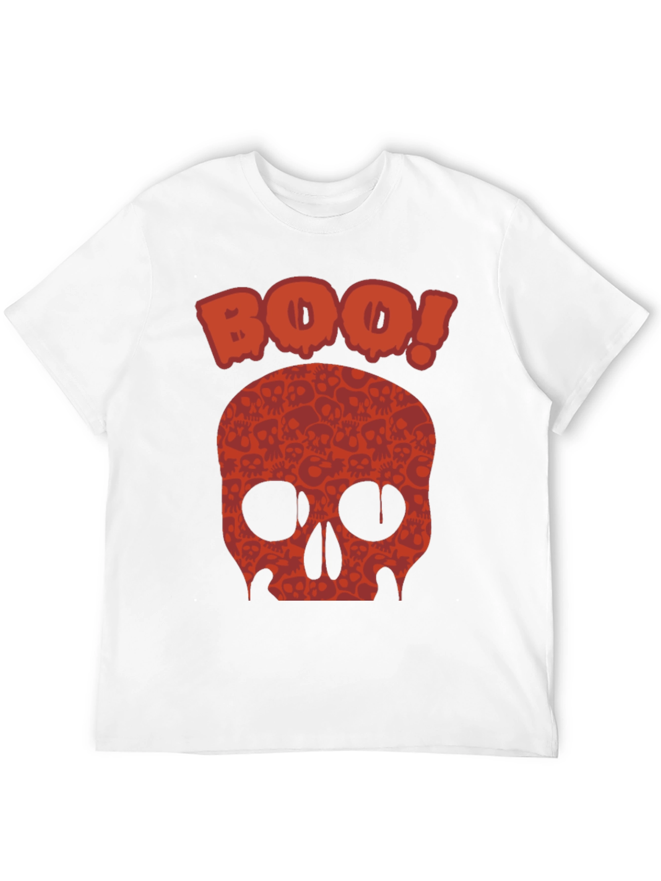 Boo! Skull Graphic Tee - Halloween Ready