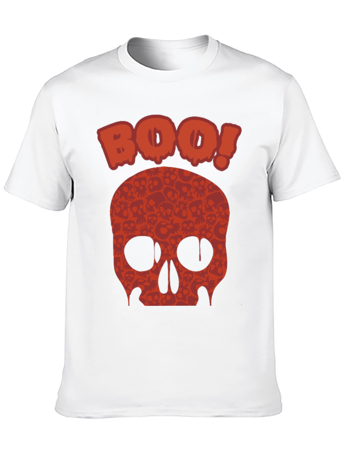 Boo! Skull Graphic Tee - Halloween Ready